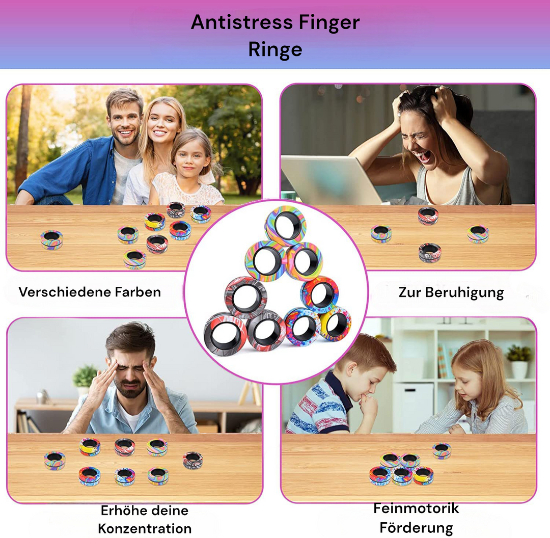 Magnetische Ringe zur Reduzierung von Stress