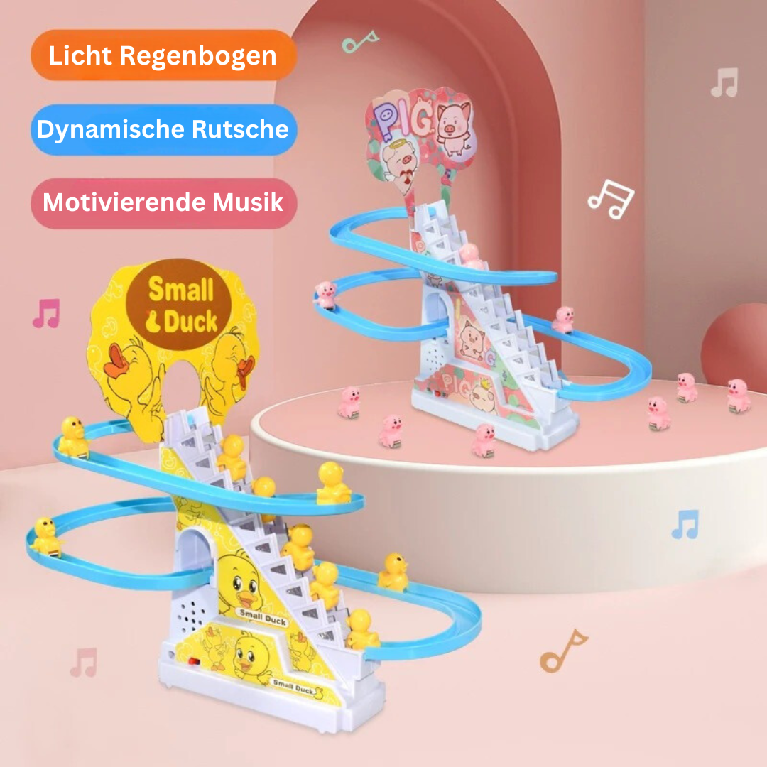 Automatische Enten- Schweinchen Klettertreppe